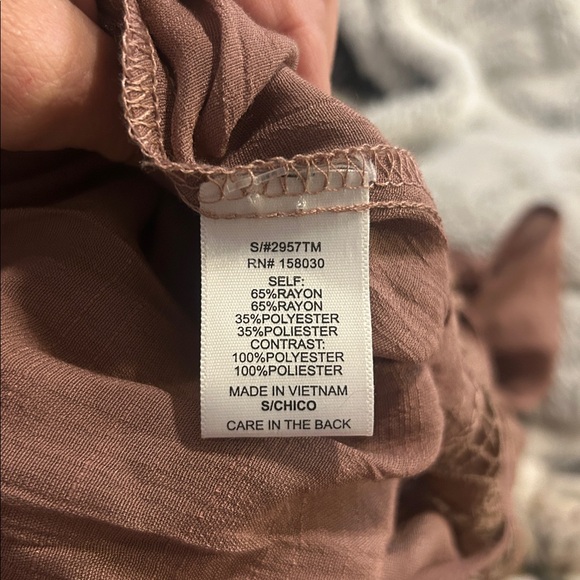 Love Tree Chocolate Brown Kimono - Picture 5 of 6